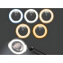Galda lupa ar LED lampu, 10x
