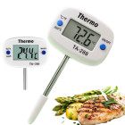 Digitāls virtuves termometrs ar LCD displeju un nerūsējošā tērauda zondi gaļai, 09241, 8 × 4,5 × 2,5 cm
