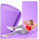Vingrošanas paklājiņš jogai, pilatesam un fitnesam, violets, 170 × 60 cm, 1 cm biezs