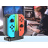 Uzlādes stacija Nintendo Switch Joy-Con kontrolieriem ar LED indikatoriem, 4 kontrolieriem