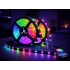 Ūdensizturīga RGB LED lente ar Bluetooth vadību, lietotni un pulti, 5 m