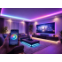 Ūdensizturīga RGB LED lente ar Bluetooth vadību, lietotni un pulti, 5 m