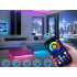 Ūdensizturīga RGB LED lente ar Bluetooth vadību, lietotni un pulti, 5 m