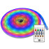 RGB LED neona lente ar Bluetooth, lietotni un tālvadības pulti, ūdensizturīga, elastīga, 5 m