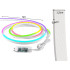 RGB LED neona lente ar Bluetooth, lietotni un tālvadības pulti, ūdensizturīga, elastīga, 5 m