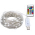 Āra RGB LED lente, ūdensizturīga, IP65, USB, Bluetooth vadība un tālvadības pults, 10 m