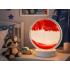 Dekoratīva 3D smilšu lampa ar kustīgām smiltīm, USB, LED RGB, 19 cm