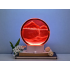 Dekoratīva 3D smilšu lampa ar kustīgām smiltīm, USB, LED RGB, 19 cm
