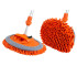Automašīnas mazgāšanas mops ar teleskopisku alumīnija kātu un 2 mikrošķiedras uzlikām, 81–117 cm, uzlika 22 × 13,5 cm