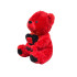 Plīša lācis ar sirdi “I love you”, sarkans, 30 × 18 cm