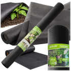 Melnais mulčēšanas agrotekstils DIVODV, 50 g/m², 1x30m