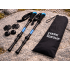 VERK GROUP trekinga un nūjošanas nūjas, melnas, 62cm–137cm