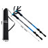 VERK GROUP trekinga un nūjošanas nūjas, melnas, 62cm–137cm