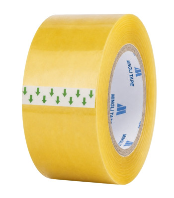 Caurspīdīga iepakošanas līmlente paku aizlīmēšanai, 200 m, 46 mm
