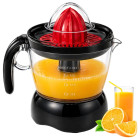 Elektriskā citrusaugļu sulu spiede, melna, 25 W, 0,7 l