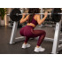 Sieviešu sporta legingi ar push-up efektu, augstu jostasvietu un sieta ielaidumiem, bordo, 83 cm, S/M
