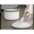 Rotējošais Spin mop komplekts ar spaini un 2 mikrošķiedras uzlikām, 360°