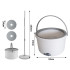 Rotējošais Spin mop komplekts ar spaini un 2 mikrošķiedras uzlikām, 360°
