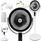 Grīdas kolonnas ventilators ar tālvadības pulti, regulējamu augstumu un automātisku oscilāciju
