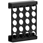Kafijas kapsulu organizators un turētājs, melns, 20 kapsulām, 32 × 24 × 5,5 cm