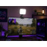 Mini LED RGB lampa foto un video uzņemšanai ar klipsi un 1/4'' vītni, 150°, 3000K–6500K, 5,5 W