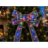 Gaismas LED lente Ziemassvētku eglītei, violeta svētku dekorācija, 40 LED, 4 m