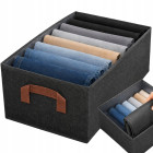 Skapja organizators apģērbu, bikšu un džinsu glabāšanai, 46 × 27 × 20 cm