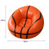 Piepūšams basketbola bumbas formas pufs–krēsls dārzam un terasei, 60 × 95 cm