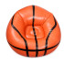 Piepūšams basketbola bumbas formas pufs–krēsls dārzam un terasei, 60 × 95 cm