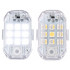 Bezvadu LED stroboskopisko lampu komplekts ar tālvadības pulti, 7 krāsas, 2 gab.