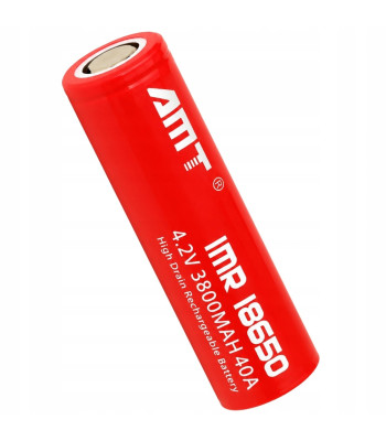 Litija jonu akumulators 3800 mAh, 4,2 V, 1 gab., 18650