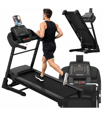 Elektriskais saliekamais skrejceliņš mājas treniņiem ar regulējamu slīpumu, JK1205, 135 kg, 16 km/h