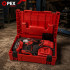 Akumulatora triecienatslēga OPEX TOOLS ar bezsuku motoru, 2 akumulatoriem un muciņām, OPX28009, 21V