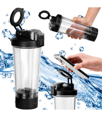 Elektriskais dzērienu šeikeris ar magnētisku telefona turētāju, 700 ml