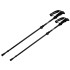 Saliekamo trekinga nūju komplekts, regulējams, melns, 35cm–137cm
