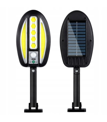 Āra saules LED COB lampa ar kustības sensoru