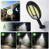 Āra saules LED COB lampa ar kustības sensoru