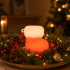 Silikona Ziemassvētku zeķes formas LED lampiņa, USB, 3 gaismas režīmi, 7 × 7 × 5 cm