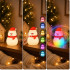 LED Ziemassvētku sniegavīra lampa, silikona, USB, 3 režīmi, piekarama, 9 × 6 cm