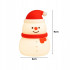 LED Ziemassvētku sniegavīra lampa, silikona, USB, 3 režīmi, piekarama, 9 × 6 cm