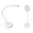 Balta LED galda lampa ar skārienvadību un USB-C
