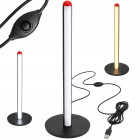 LED grīdas lampa ar 3 gaismas krāsām, USB un spilgtuma regulēšanu, 50 cm