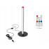 RGB LED grīdas lampa ar tālvadības pulti, melna, USB, 7 krāsas, 50 cm