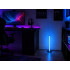 RGB LED grīdas lampa ar tālvadības pulti, melna, USB, 7 krāsas, 50 cm
