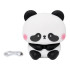 Silikona naktslampiņa bērniem, panda, LED RGB, skārienvadāma un uzlādējama, 10,5 × 10,5 × 10 cm