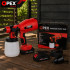 Akumulatora krāsošanas pistole OPEX TOOLS, HVLP, 800 W, 21 V, 2 akumulatori, OPX28002