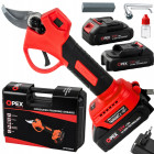 Akumulatora zaru šķēres OPEX TOOLS ar LCD displeju un bezsuku motoru, OPX28004, 21V