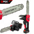 Akumulatora ķēdes zāģis OPEX TOOLS ar diviem akumulatoriem un koferi, OPX28014, 12″