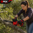Akumulatora ķēdes zāģis OPEX TOOLS ar bezsuku motoru un transportēšanas koferi, OPX28015, 12″, 2 × 21V 3.0Ah
