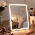 Kosmētikas spogulis ar LED apgaismojumu, bezvadu, 23cm x 20cm x 1cm